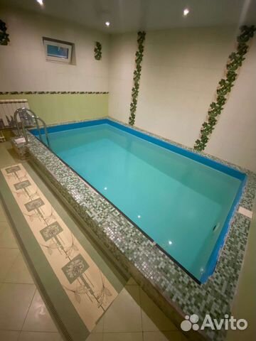 Баня сауна с бассейном