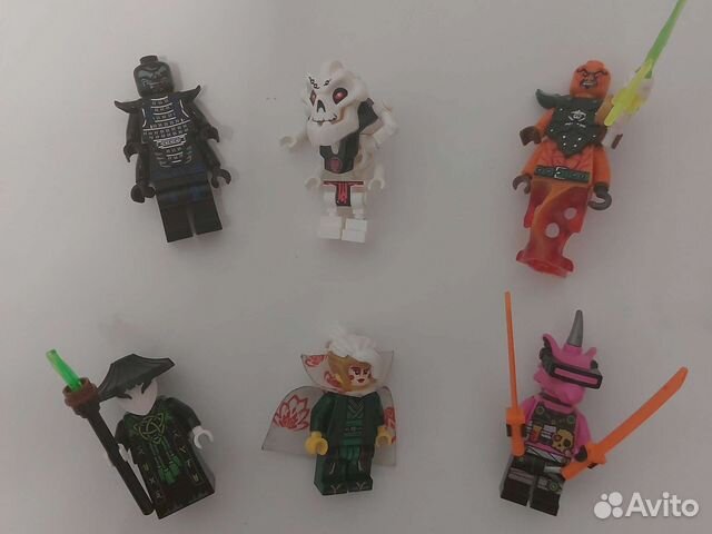 Lego ниндзяго минифигурки