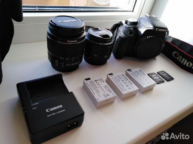 Зеркальный фотоаппарат canon EOS 600D; софтбокс х2