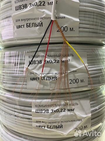 Кабель в помещение для систем видеонаблюдения