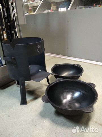 Казан чугунный 12л