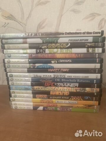 Лот игр на xbox 360, kinect