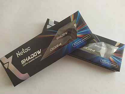 Netac Shadow DDR4 32Gb 3200MHz (2 модуля по 16Gb)