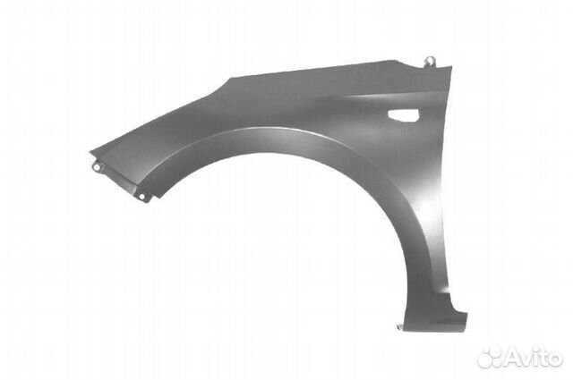 Крыло левое Хендай Солярис 2 2017 серебристый RHM