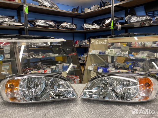 Фары KIA Spectra новые c электрокорректором