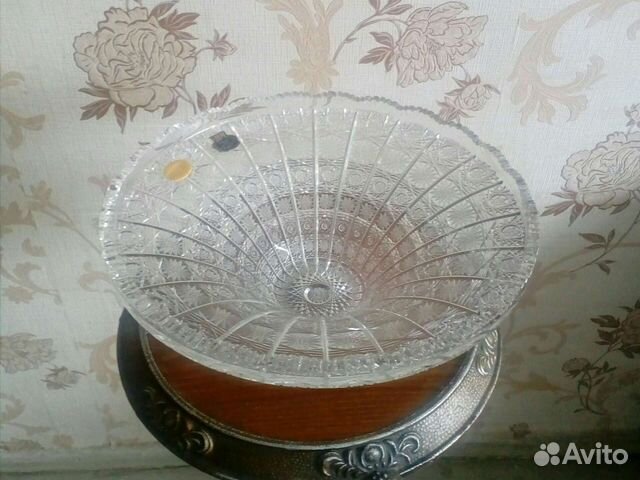 Ваза Богемия ручная работа