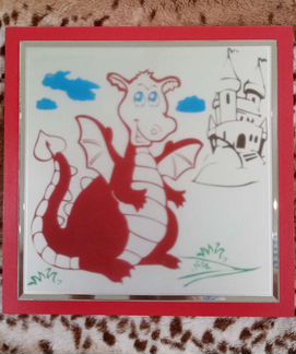 Картина динозавр