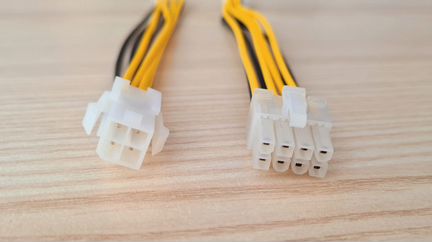 Новый кабель-переходник 4 PIN - 8 PIN 18 см