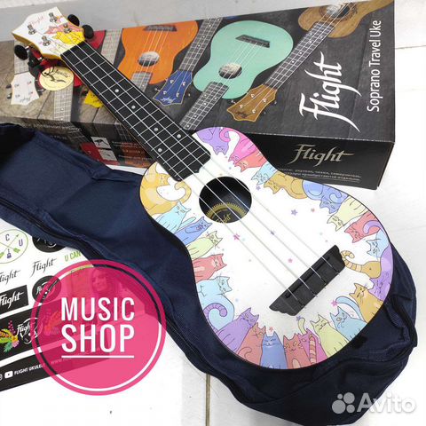 Укулеле flight сопрано новая+чехол