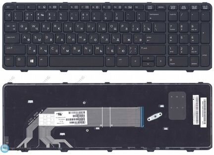Клавиатура для ноутбука HP Pavilion 450 G2 черная
