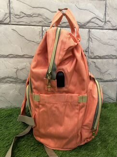 Сумка-рюкзак для мамочки Maitedy персиковый
