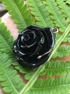 Кулон подвеска из оникса Серебряная