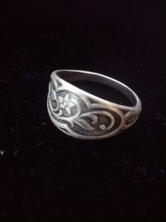 Серебряное кольцо Раритет из СССР 60-е годы