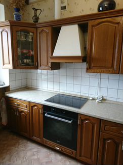 Шкаф для вытяжки из массива
