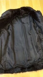 Шуба мужская из меха бобра