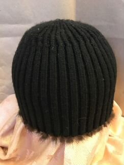 Шапка женская норка+чернобурка