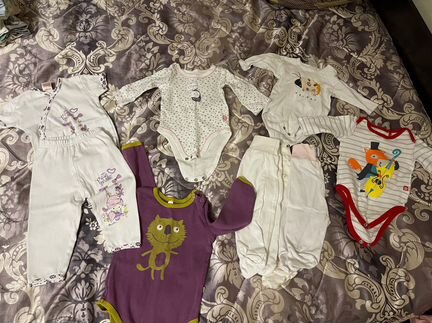 Детские вещи пакетом 0-6 месяцев