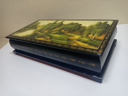 Шкатулка для украшений федоскино