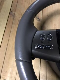 Руль jaguar xf серый без обогрева