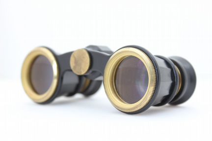 Театральный бинокль бгн 2,5x24 лзос Черный