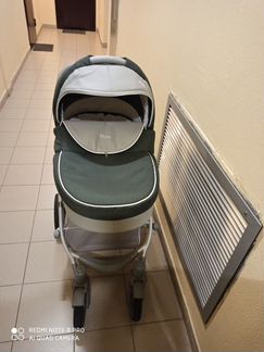 Коляска camarelo piro 2 в 1 белая