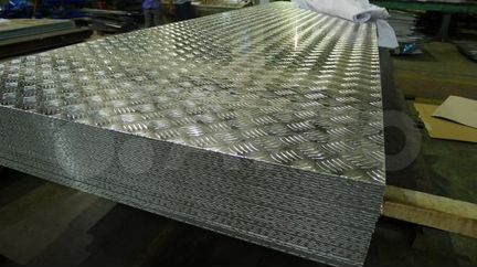 Лист алюминиевый рифленый 2мм 1500х3000