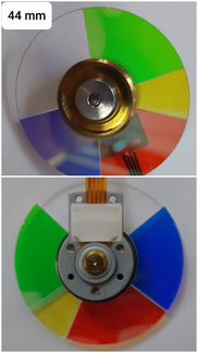 5 сегментные цветовые колеса для проекторов