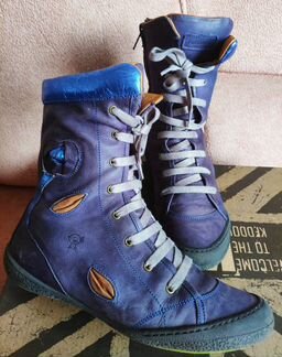 Ботинки сапоги Rondinella для девочек кожаные деми