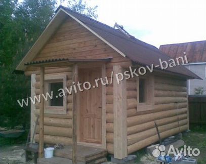 Сруб бани