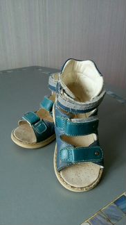 Ортопедические сандалии с высоким берцем, р-р 21