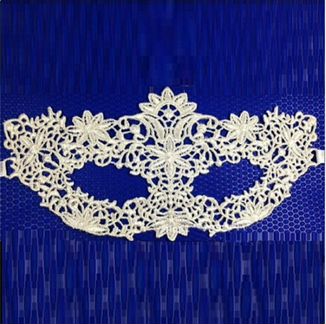 Маска из кружева карнавальная кружевная в ассортим