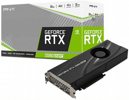 PNY GeForce RTX 2080 super 8GB Blower Новая