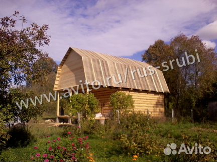 Сруб бани 4x6