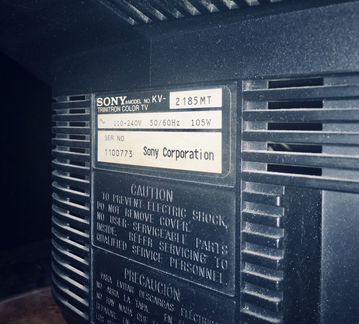 Телевизор Sony KV-trinitron color TV 2185MT