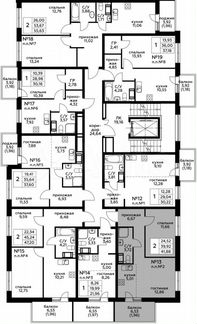 2-к квартира, 41.9 м², 3/8 эт.