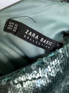 Платье с пайетками Zara