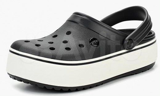 crocs white platform