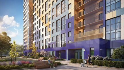 1-к квартира, 42 м², 3/25 эт.