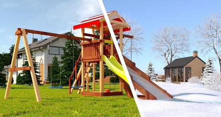 Детская площадка из дерева Савушка 