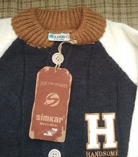 Тёплый детский свитер и жакет