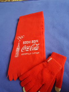 Шарф и перчатки для девочек