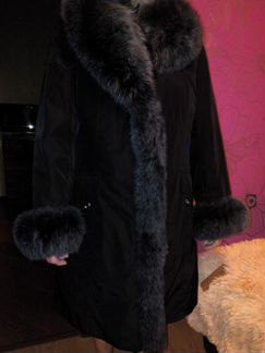 Пальто пехора с капюшоном (новое)