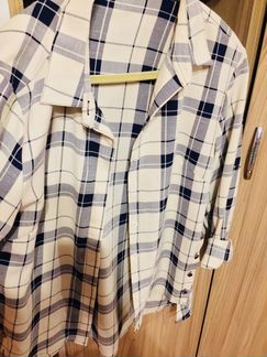 Рубашка в клетку размер s-m