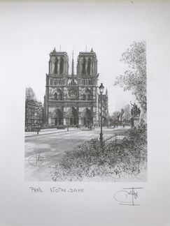 Набор открыток гравюр