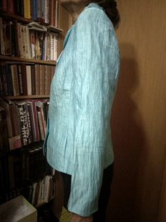 Новый жакет бирюзовый, р.44-46