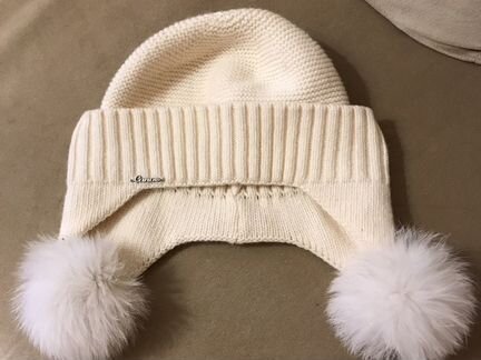 Шапка для девочки зимняя 50-52