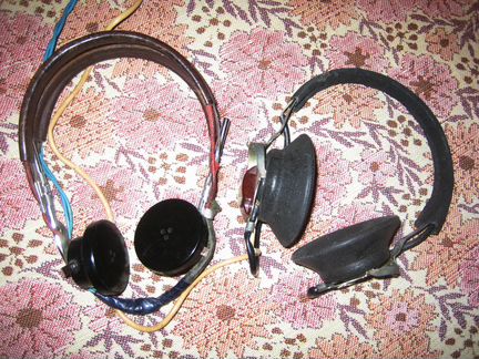 Наушники авиационные 50-70гг. для театра и кино