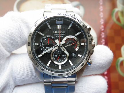 Часы Seiko (Сейко) CS Sports SSB299P1. В плёнках