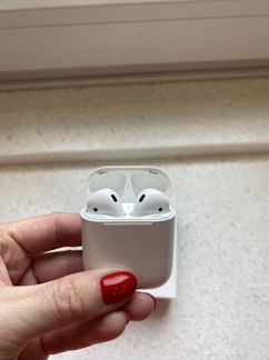 Беспроводные наушники apple airpods оригинал