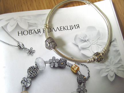 Браслет Pandora оригинал + шарм